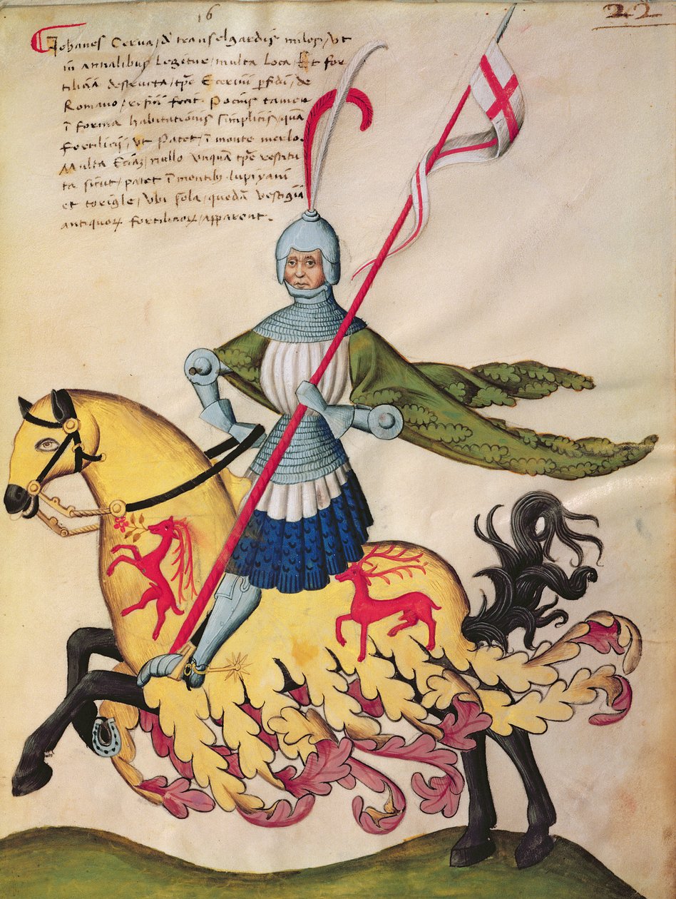 Giovanni Cerva dei Transelgardi (tempera vellum) tekijältä Swiss School