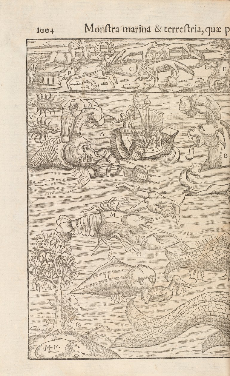 Sivu 1004, Cosmographiae Universalis, Sebastian Muenster, Basel, 1572 tekijältä Swiss School