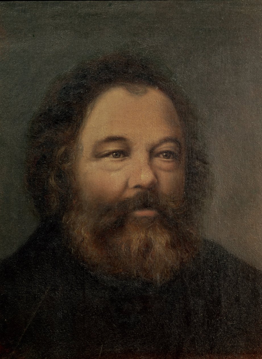 Mihail Aleksandrovitš Bakuninin (1814-1876) muotokuva n. 1865 tekijältä Swiss School