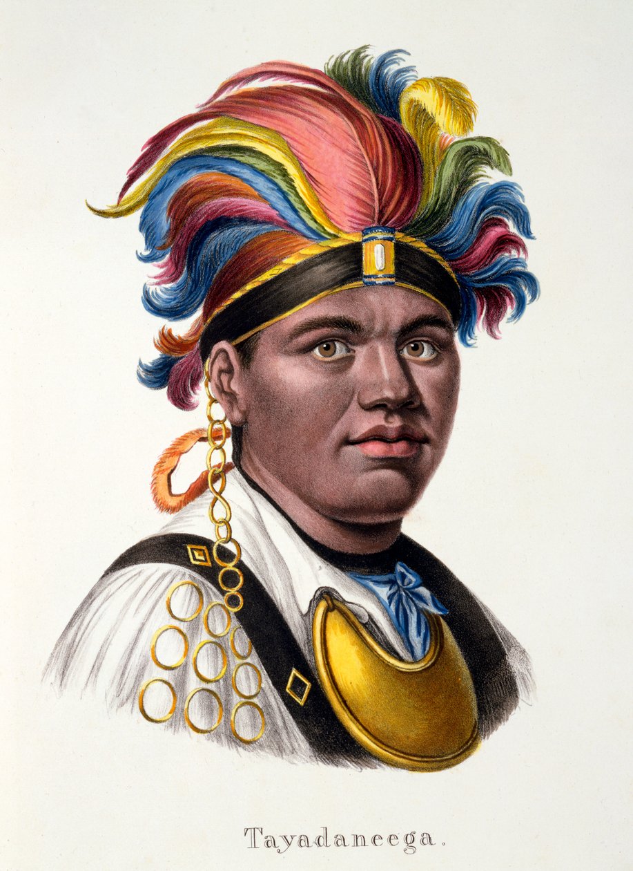 Tayadaneega: Erään Tyynenmeren saaren päällikkö, C.I. Brodtmann, 1824 tekijältä Swiss School