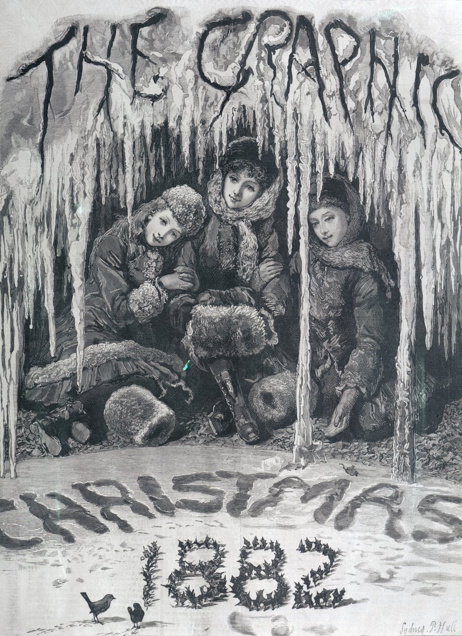 The Graphicin etukansi, joulu 1882 tekijältä Sydney Prior Hall