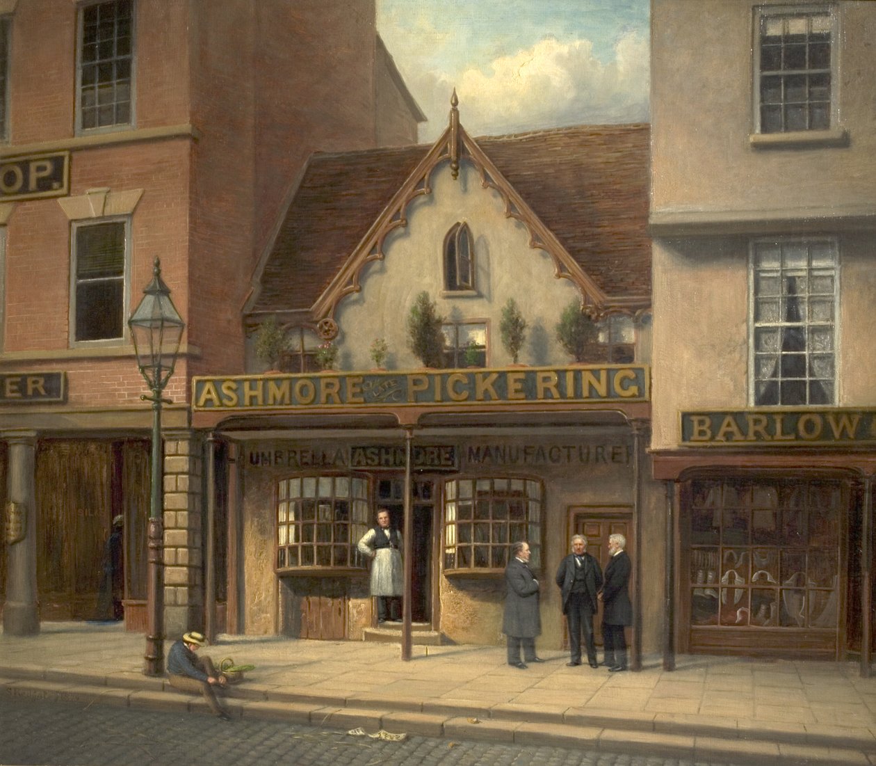 39, Long Row, Market Place, Nottingham, 1879 tekijältä Sylvanus Redgate