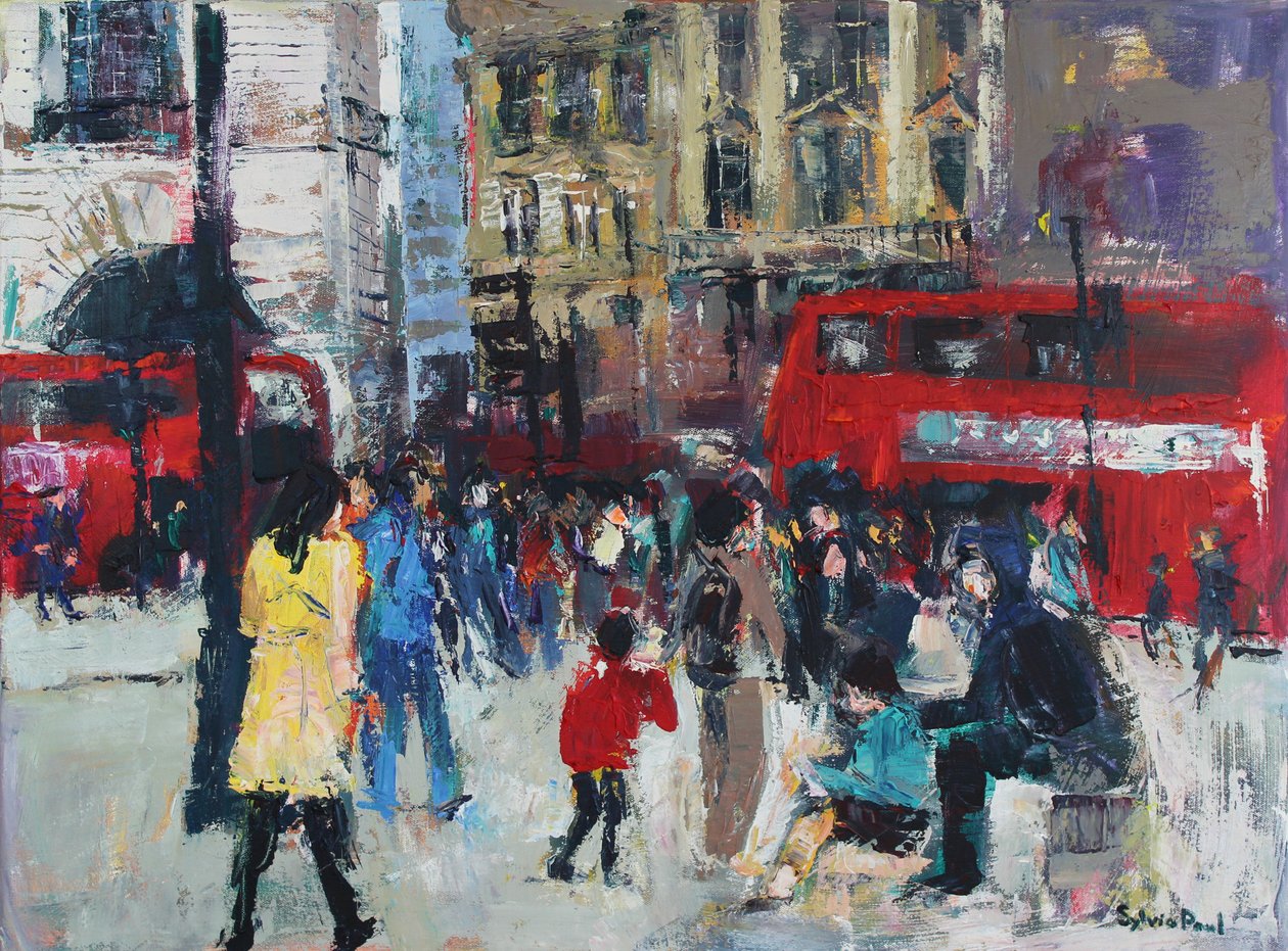 London People, 2024 (akryyli) tekijältä Sylvia Paul