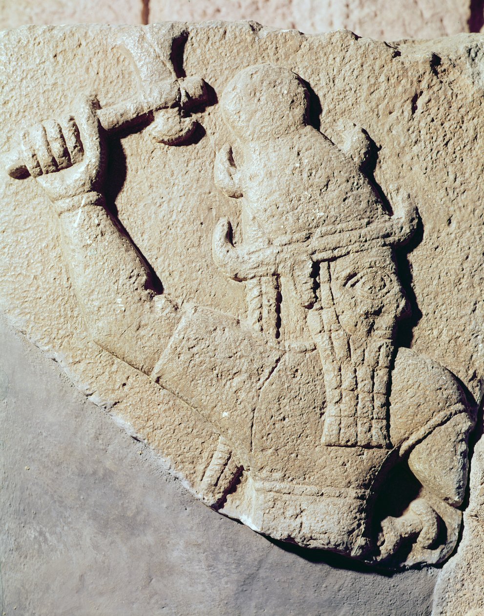Kuningas Sulumeli metsästää leijonia, Malatya, 1000-900 eKr tekijältä Syrian