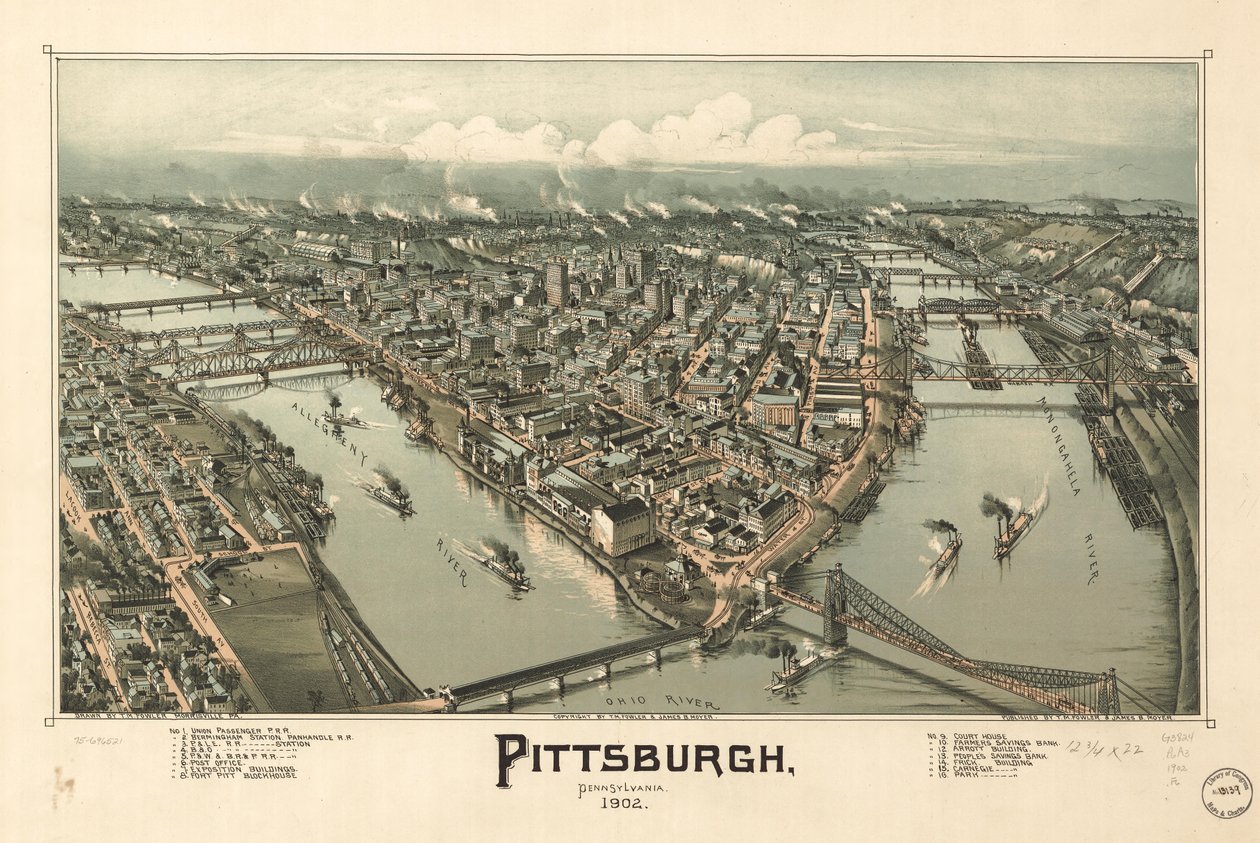 Pittsburgh Pennsylvania tekijältä T. M. Fowler
