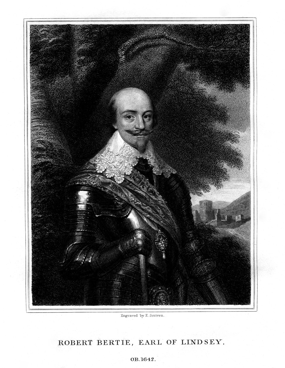 Robert Bertie, 1. Earl of Lindsey, 1827. tekijältä T. A. Dean