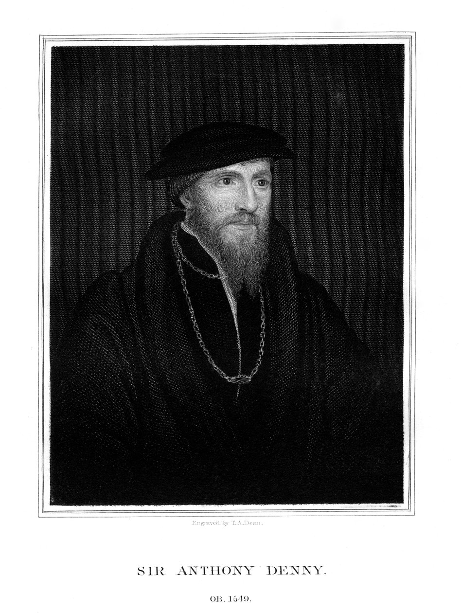 Sir Anthony Denny, Henry VIII:n hoviherra, 1827. tekijältä T. A. Dean