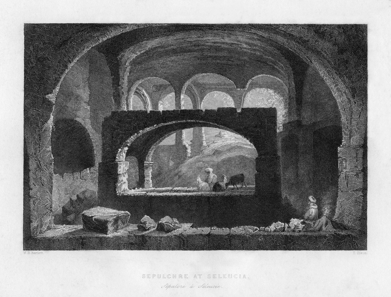 Hauta Seleuciassa, Mesopotamiassa, Irakissa, 1841 tekijältä T Dixon