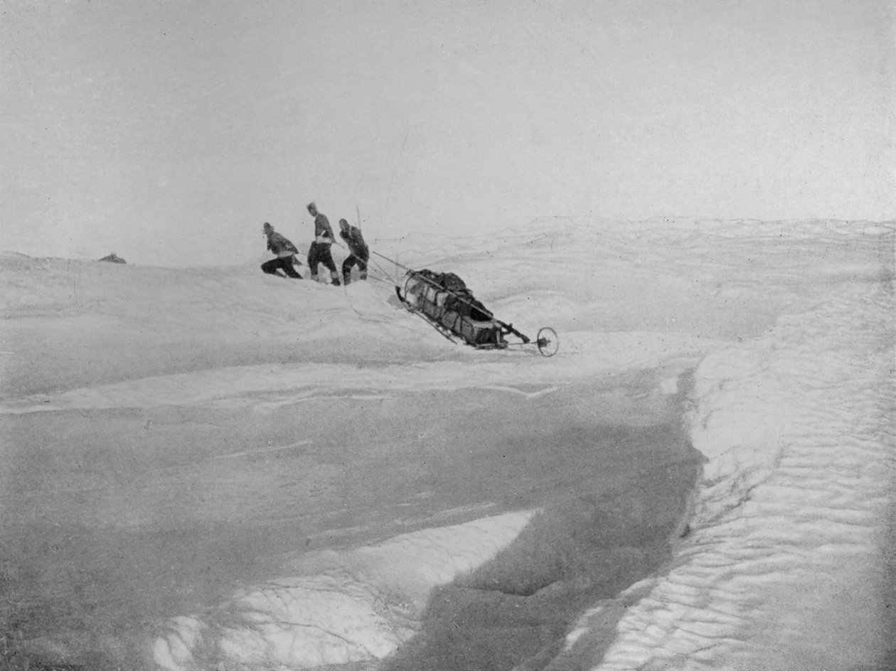 Overland Overland Over Cape Roberts To Avoid The Screw-Pack, c1911, 1913 tekijältä T. Griffith Taylor