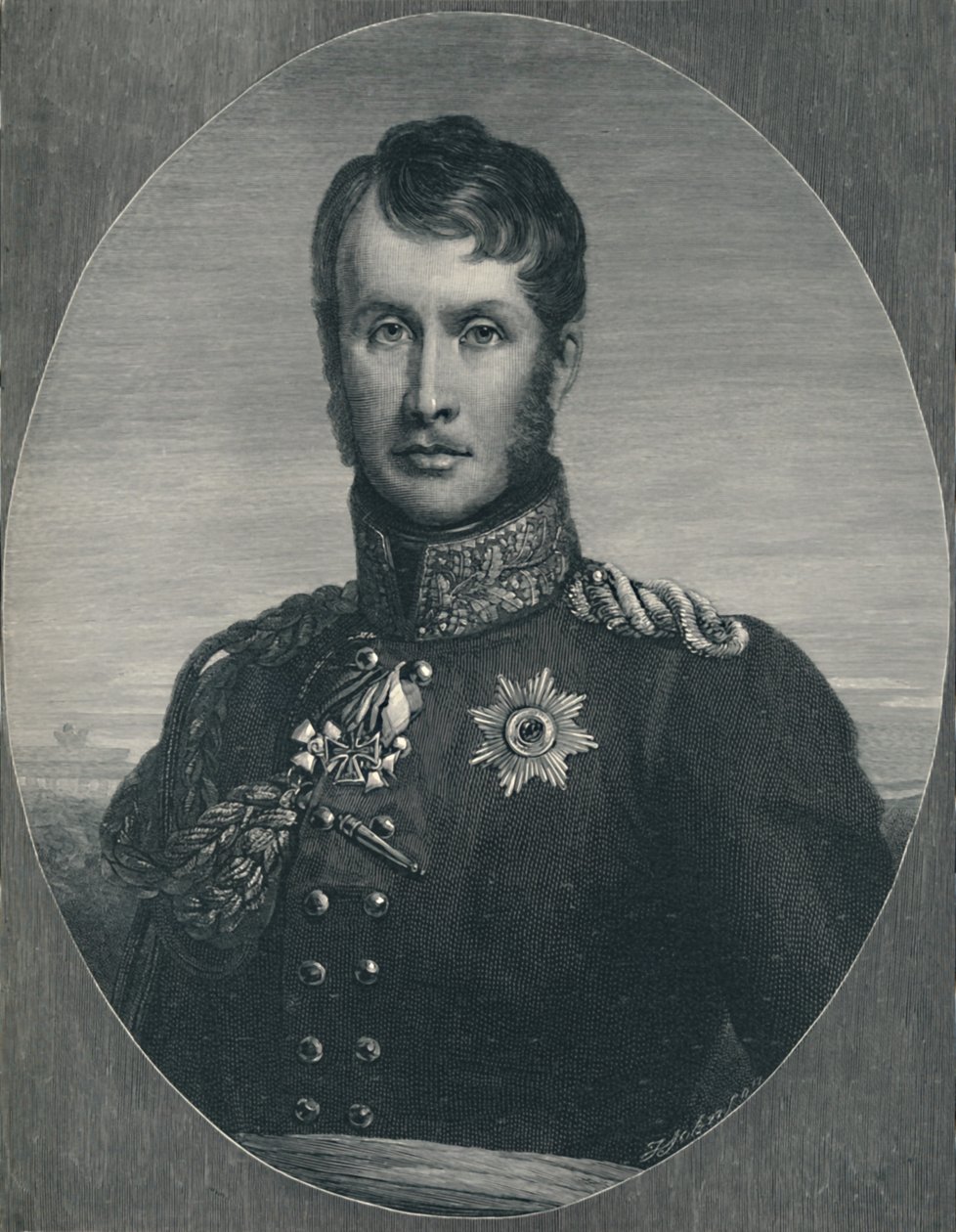 Frederick William III - Preussin kuningas, 1814-1816, 1896 tekijältä T. Johnson
