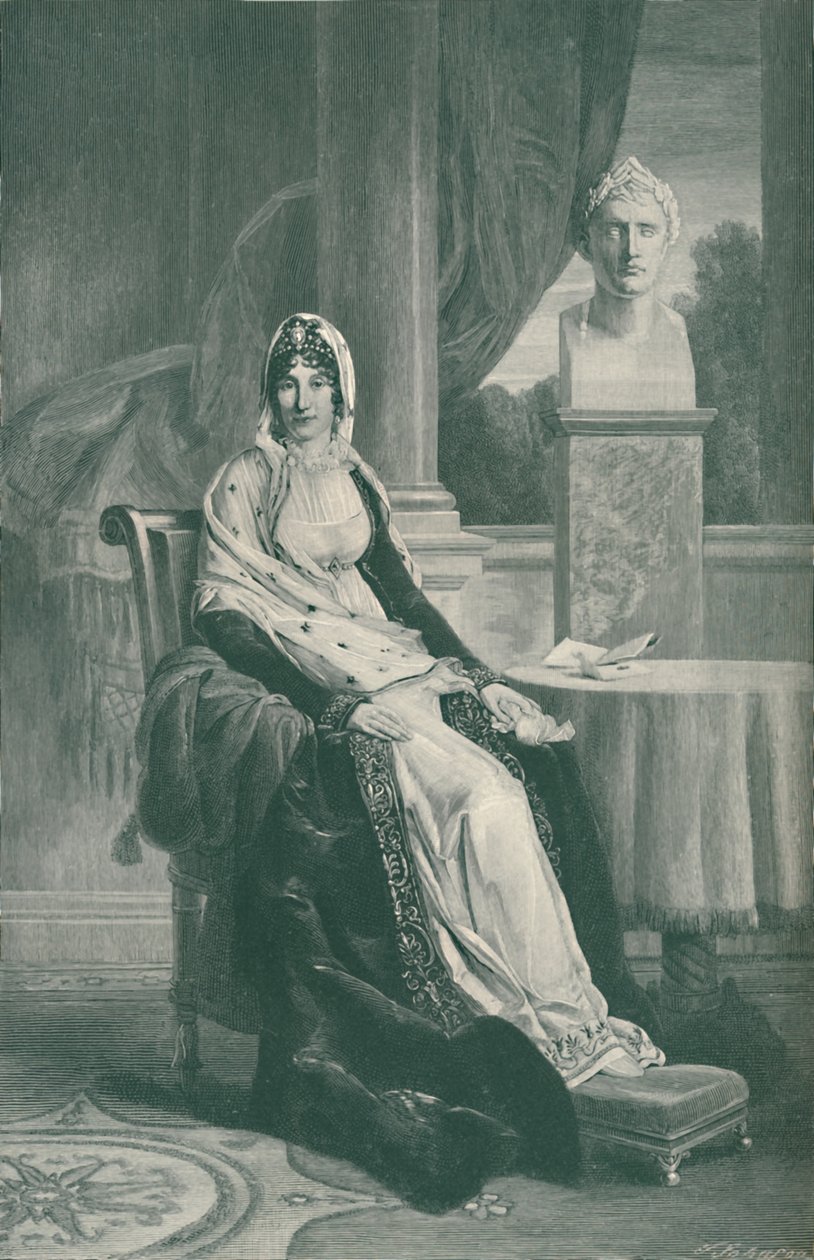 Marie-Laetitia Ramolino Bonaparte - Napoleon I:n äiti, c1800-1804, 1896 tekijältä T. Johnson