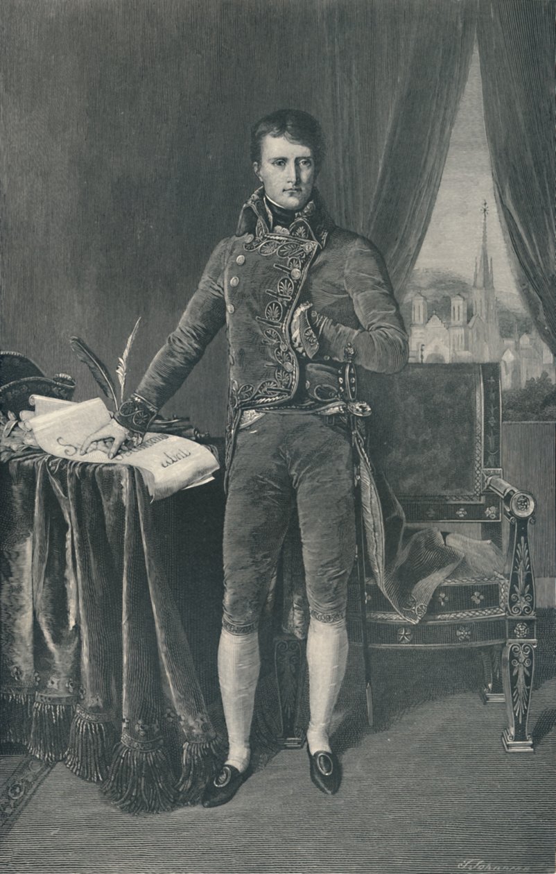 Napoleon Bonaparte, ensimmäinen konsuli, 1803-1804, 1896 tekijältä T. Johnson