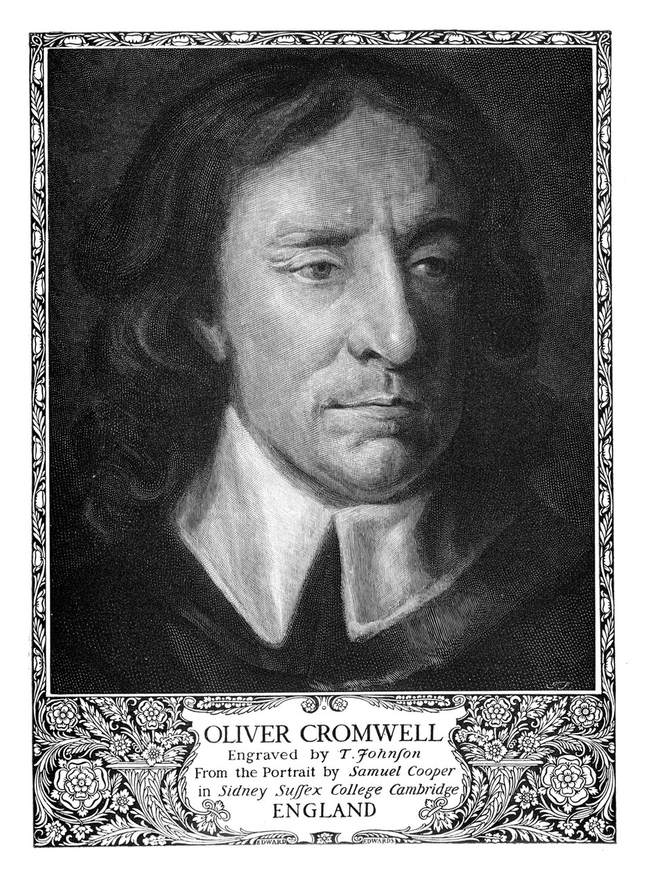 Oliver Cromwell 1599-1658, Englannin lordi Protector, 1899. tekijältä T. Johnson