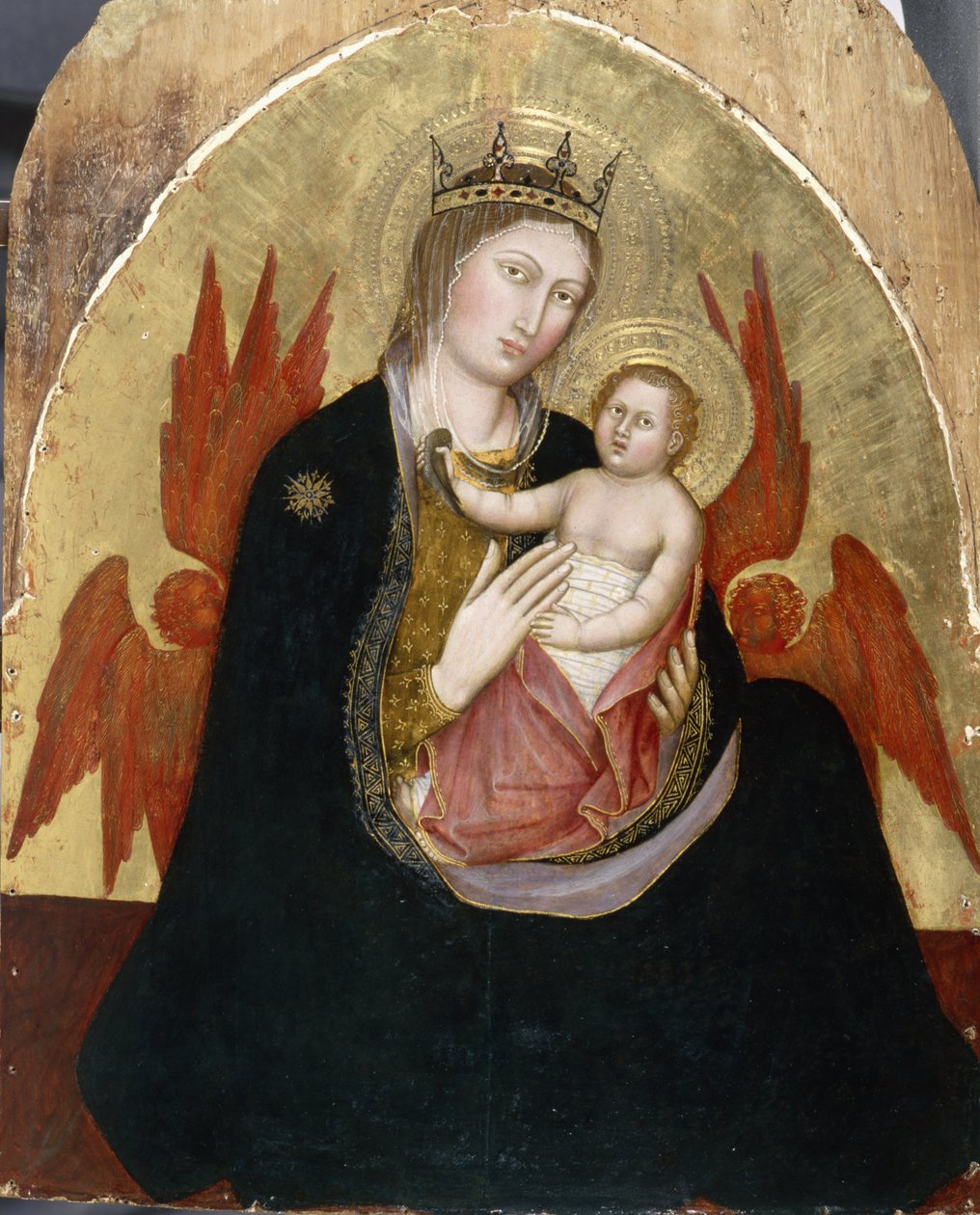 Madonna dellUmilta, n.1400 (tempera poppelipuulla) tekijältä Taddeo di Bartolo