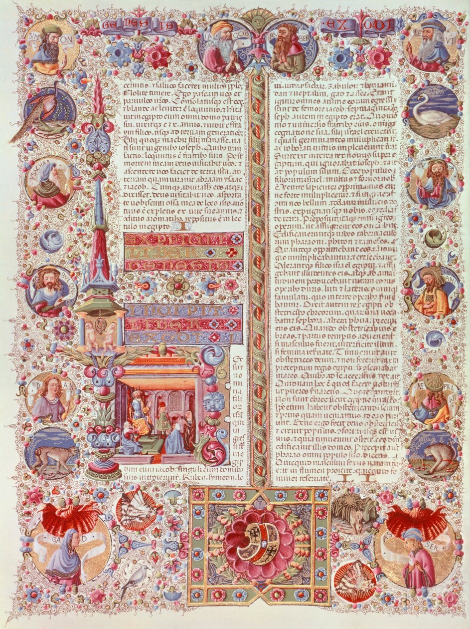 Taddeo Crivellin valaistu sivu Borso d