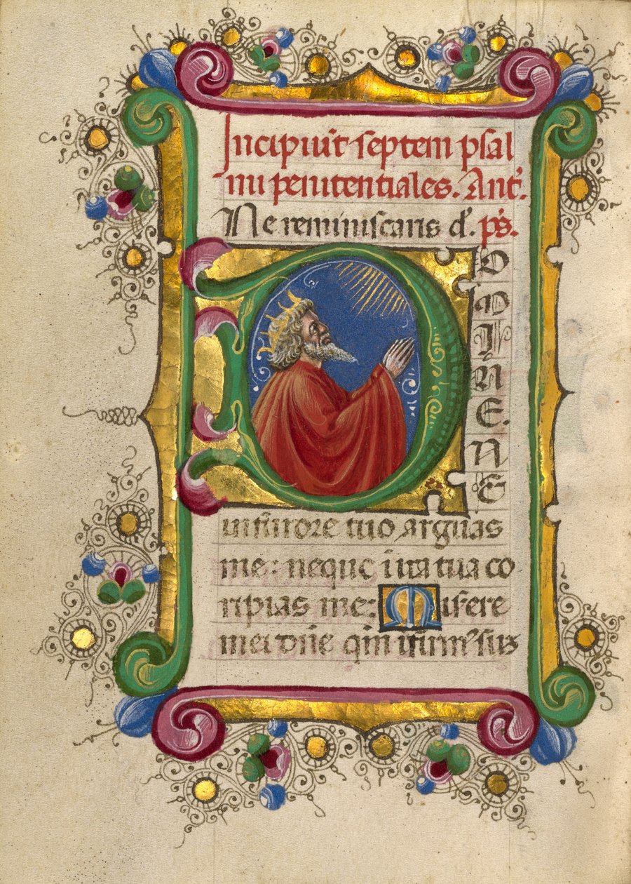Alkuperäinen D: David in Prayer tekijältä Taddeo Crivelli
