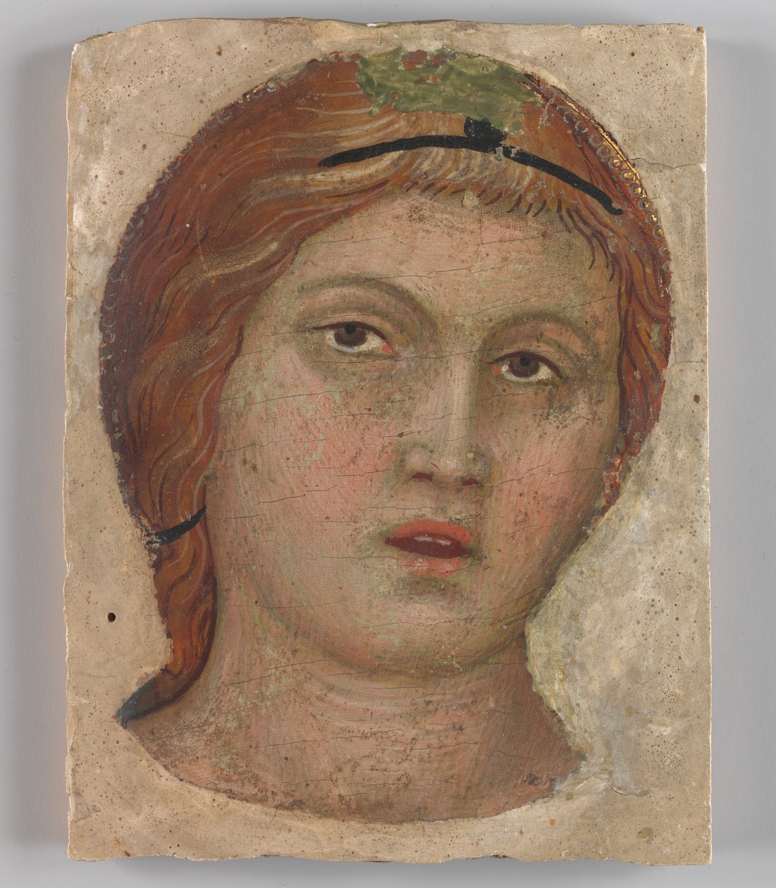 Enkelin pää koko kasvoilla, n. 1397. tekijältä Taddeo di Bartolo