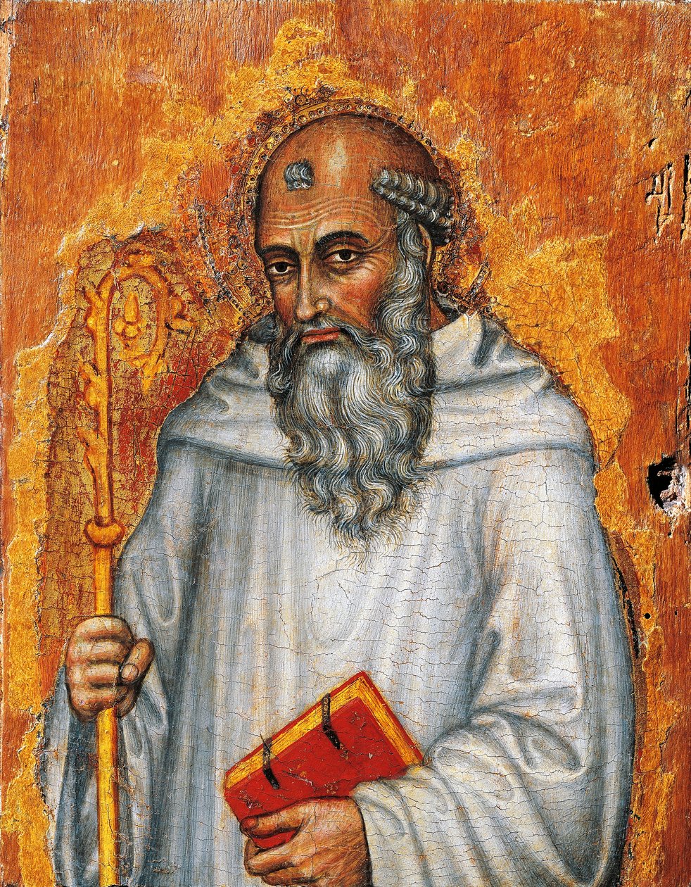 Italia, Assisi, Saint Benedict tekijältä Taddeo di Bartolo