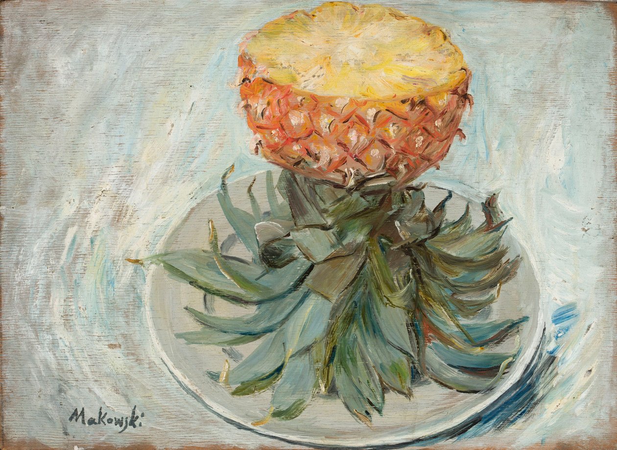 Ananas lautasella tekijältä Tadeusz Makowski