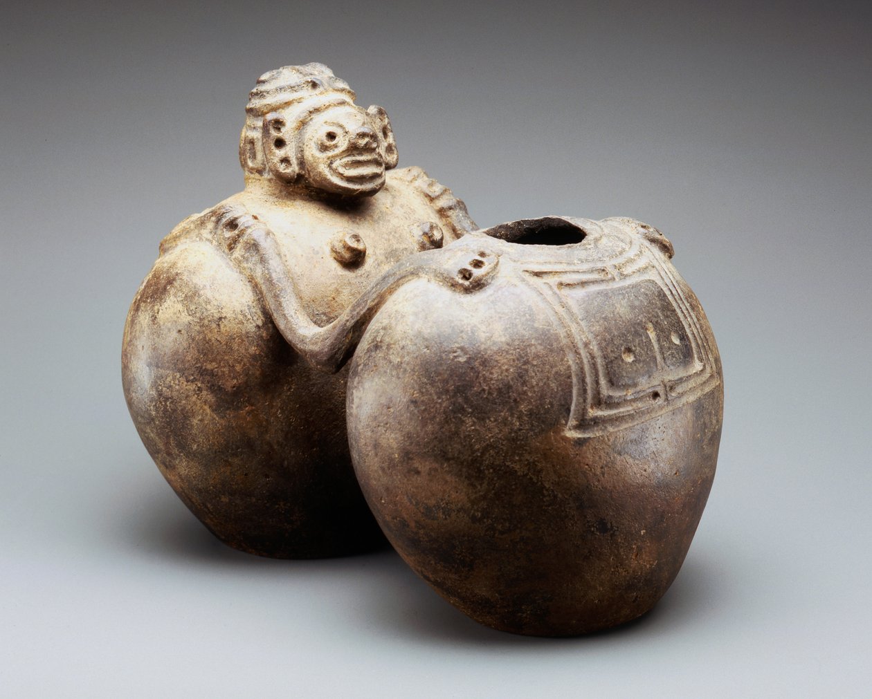 Double Effigy Vessel (keraaminen) tekijältä Taino Culture