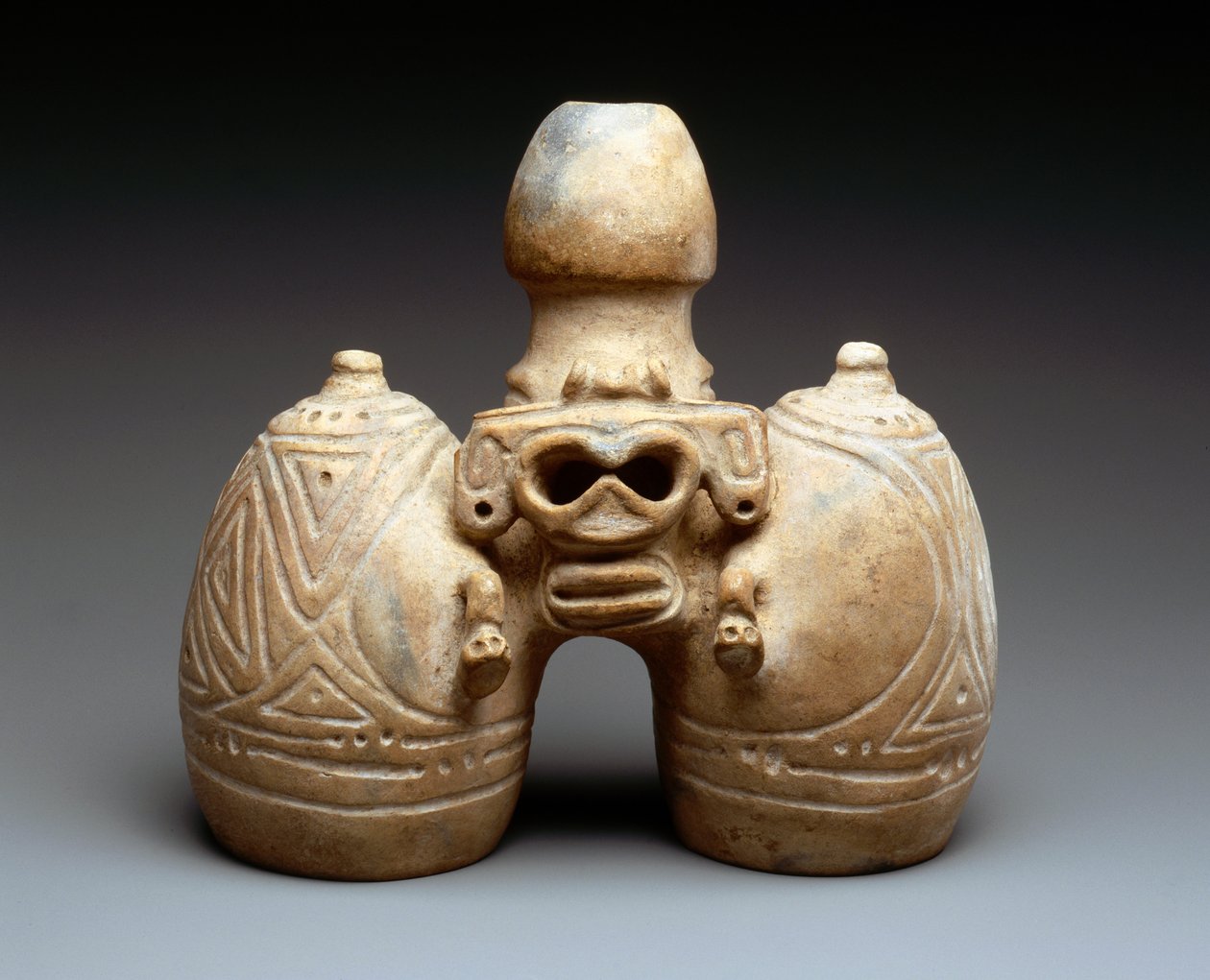 Double Effigy Vessel (keraaminen) tekijältä Taino Culture