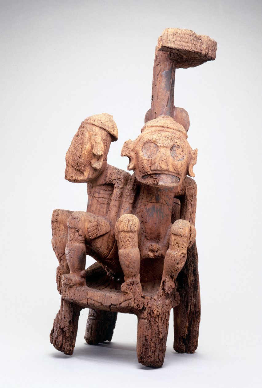 Zemi kaksoishahmoilla (puu) tekijältä Taino Culture