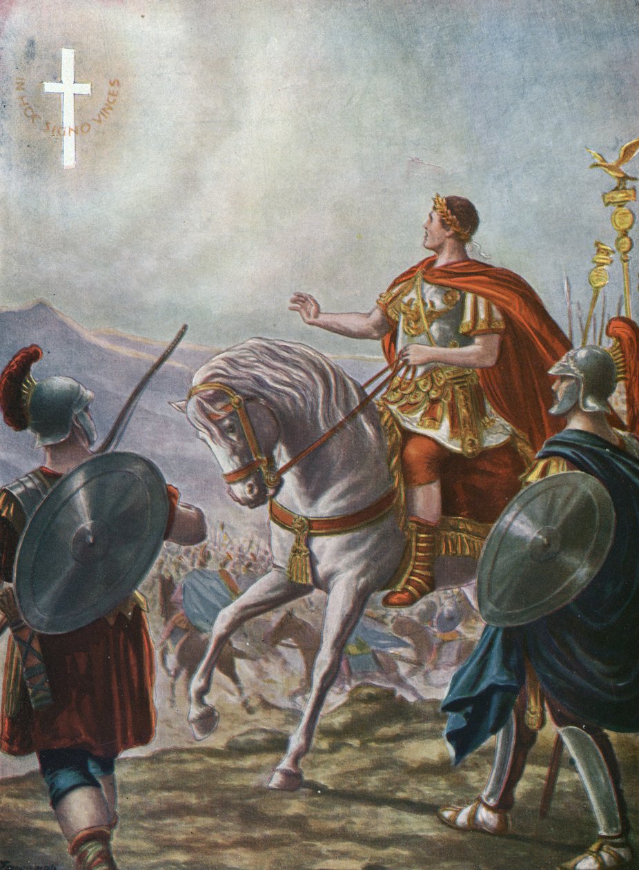 Keisari Konstantinus I:n muunnos (kaiverrus) tekijältä Tancredi Scarpelli
