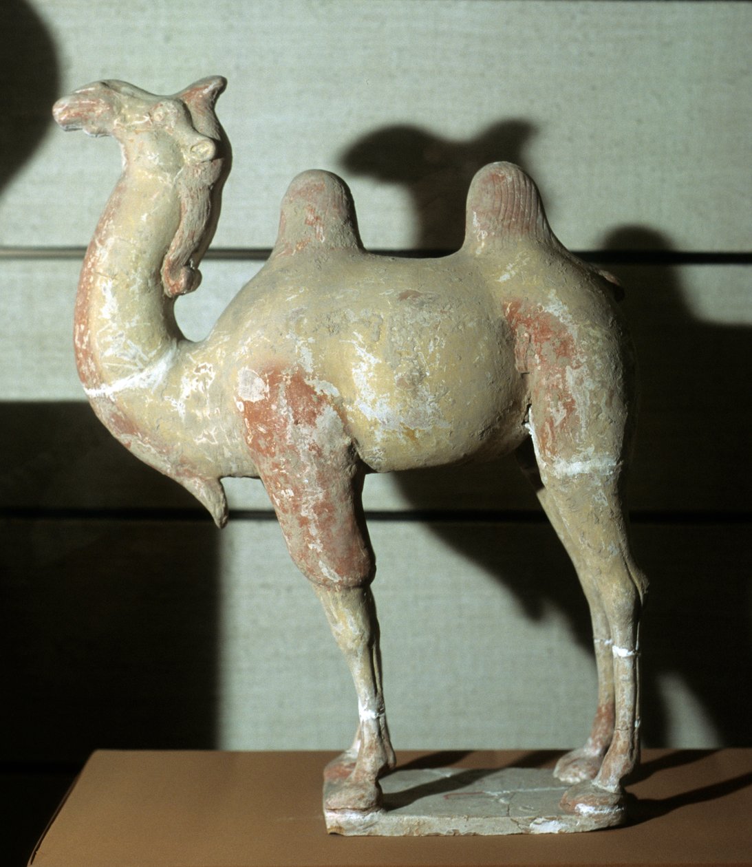 Värikäs kameli, hautajaisesine, 618-907 (terrakotta) tekijältä Tang Dynasty Chinese School