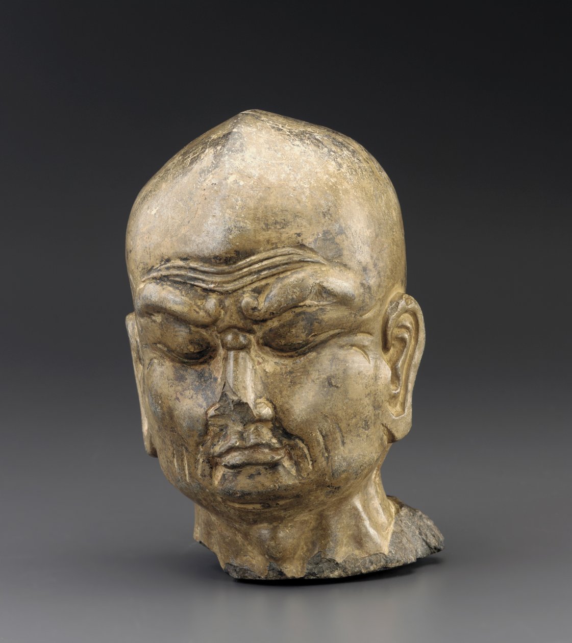 Luohanin päällikkö, n. 700-750 tekijältä Tang Dynasty Chinese School