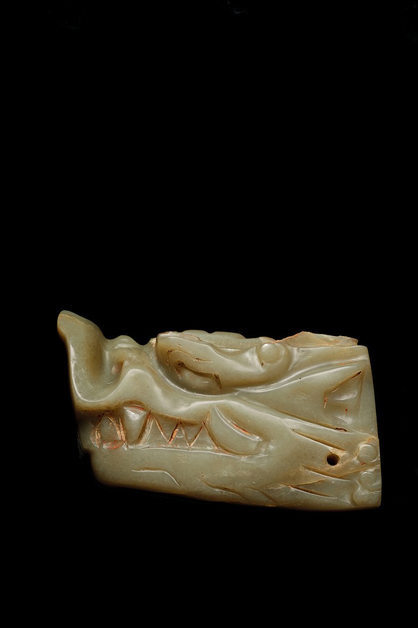 Junkunc Jade Dragon Head tekijältä Tang Dynasty Chinese School