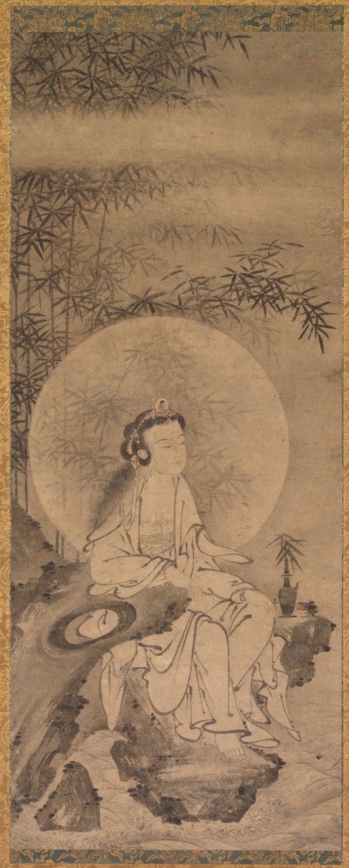 Valkopukuinen Guanyin tekijältä Tani Buncho