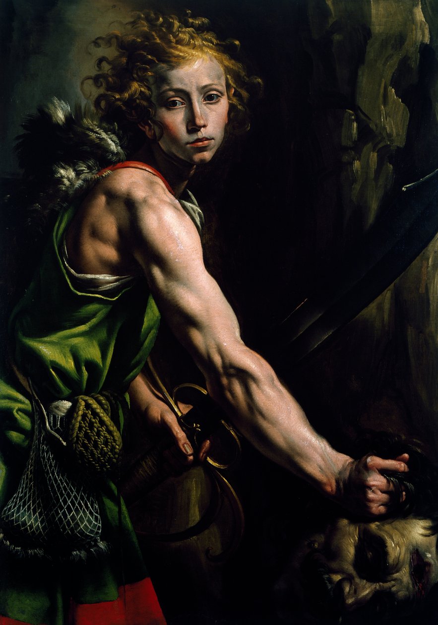 David Goljatin pään kanssa, Antonio d
