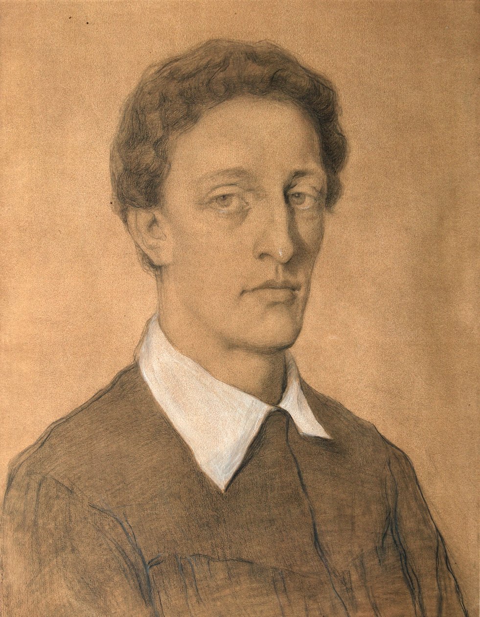 Runoilija Alexander Blokin muotokuva, 1880-1921, 1906. tekijältä Tatyana Nikolaevna Gippius