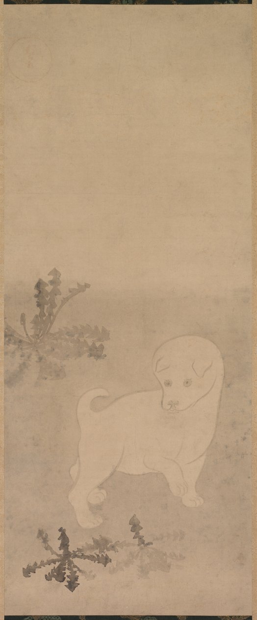 Pentu voikukkien kanssa, 1600-1640. tekijältä Tawaraya Sotatsu