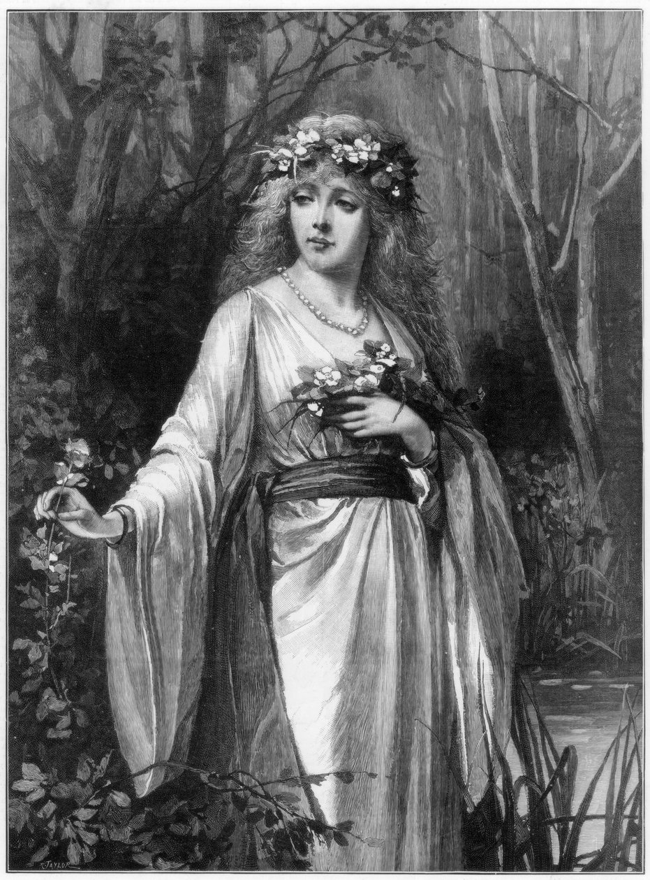 Ophelia, 1892 tekijältä Taylor
