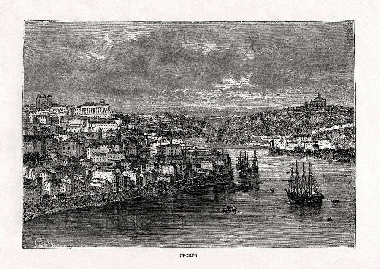 Porto, Portugali, 1800-luku tekijältä Taylor