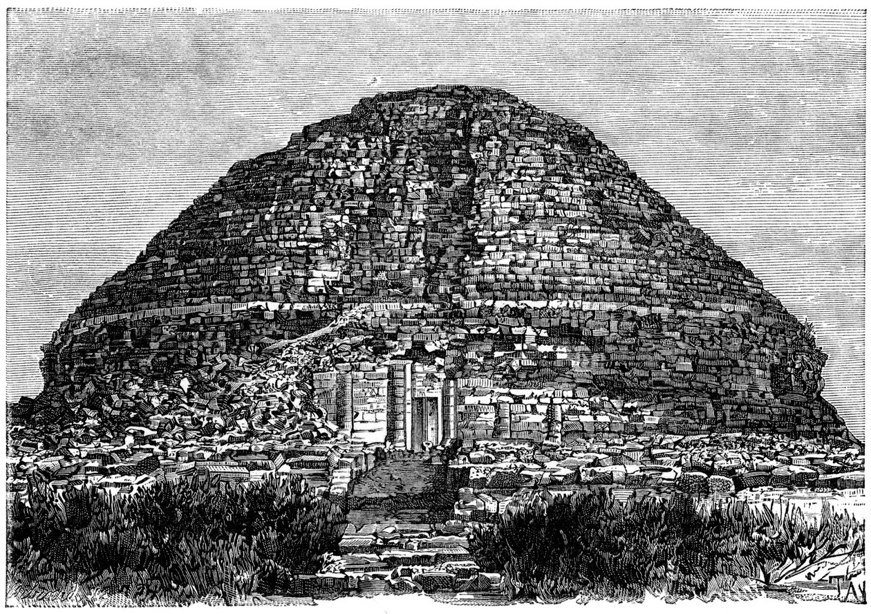 Kristillisen naisen hauta, Kolea, Algeria, n. 1890 tekijältä Taylor