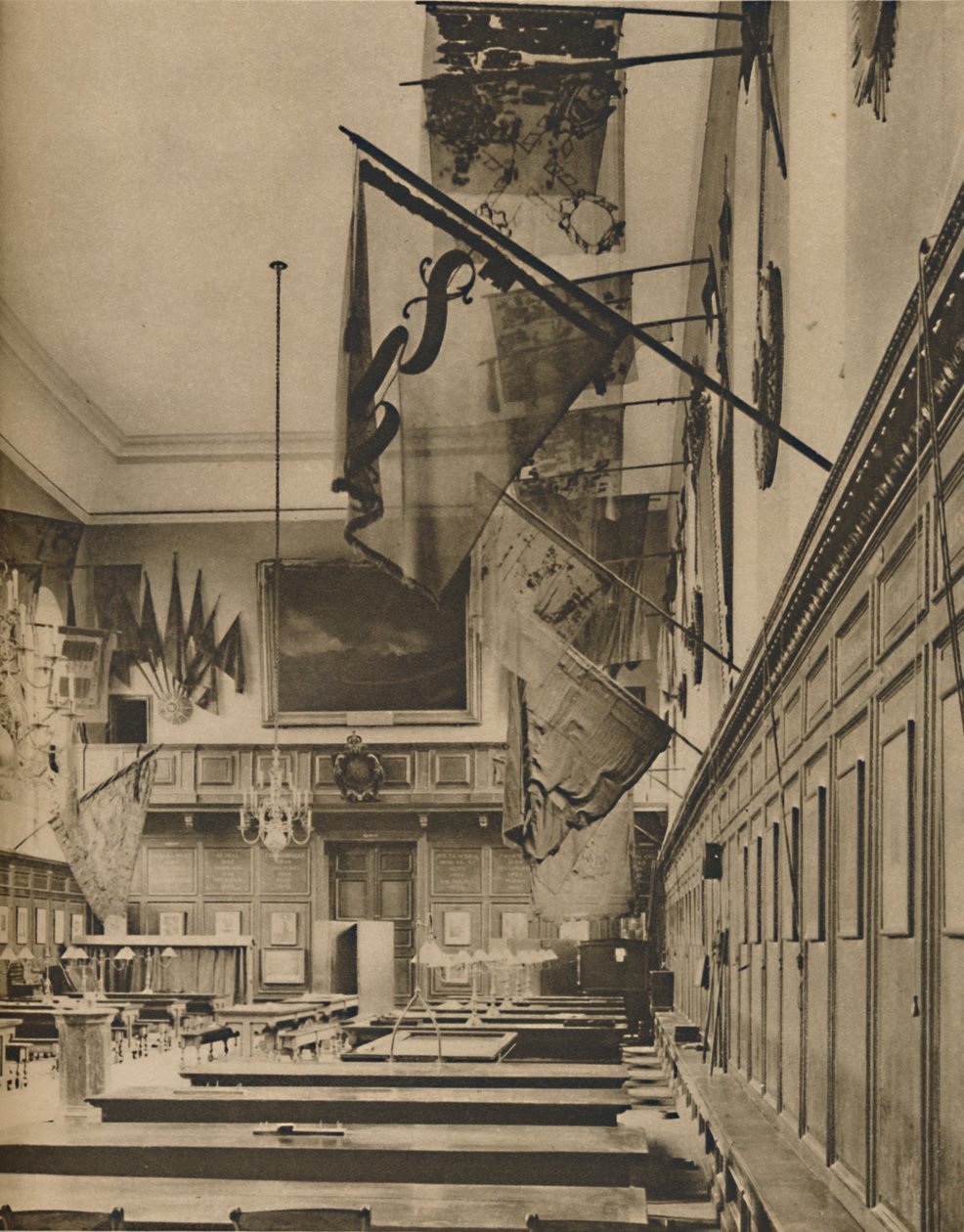 Missä eläkeläiset ruokailevat loistavien värien alla, vuodelta 1935. tekijältä Taylor
