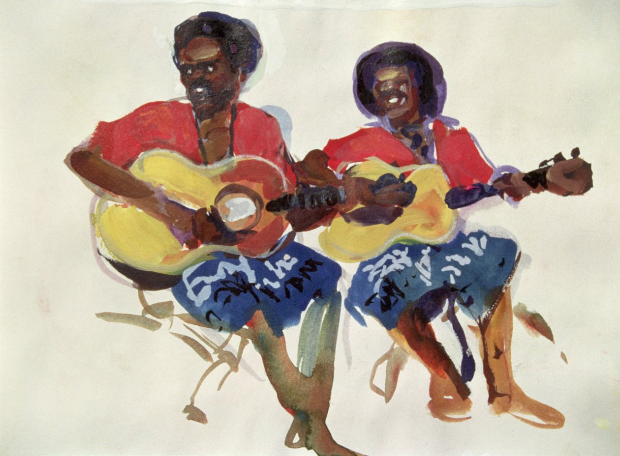 Fijian Guitar Duo, 1985 tekijältä Ted Blackall