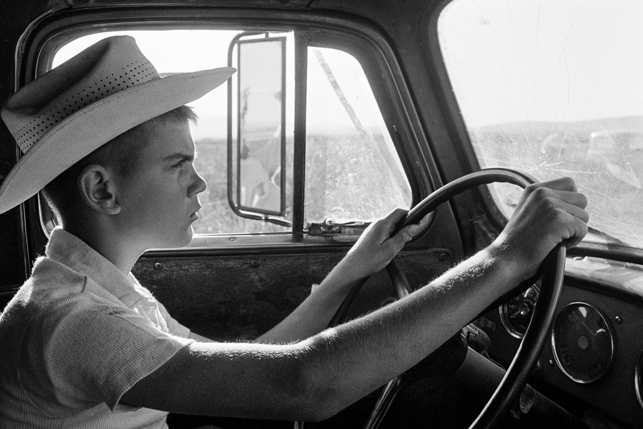 Perheviljelijä Ed Ker A.M. Ker Ranchilla on maatalousyrittäjä, joka kasvattaa alfal... tekijältä Ted Spiegel