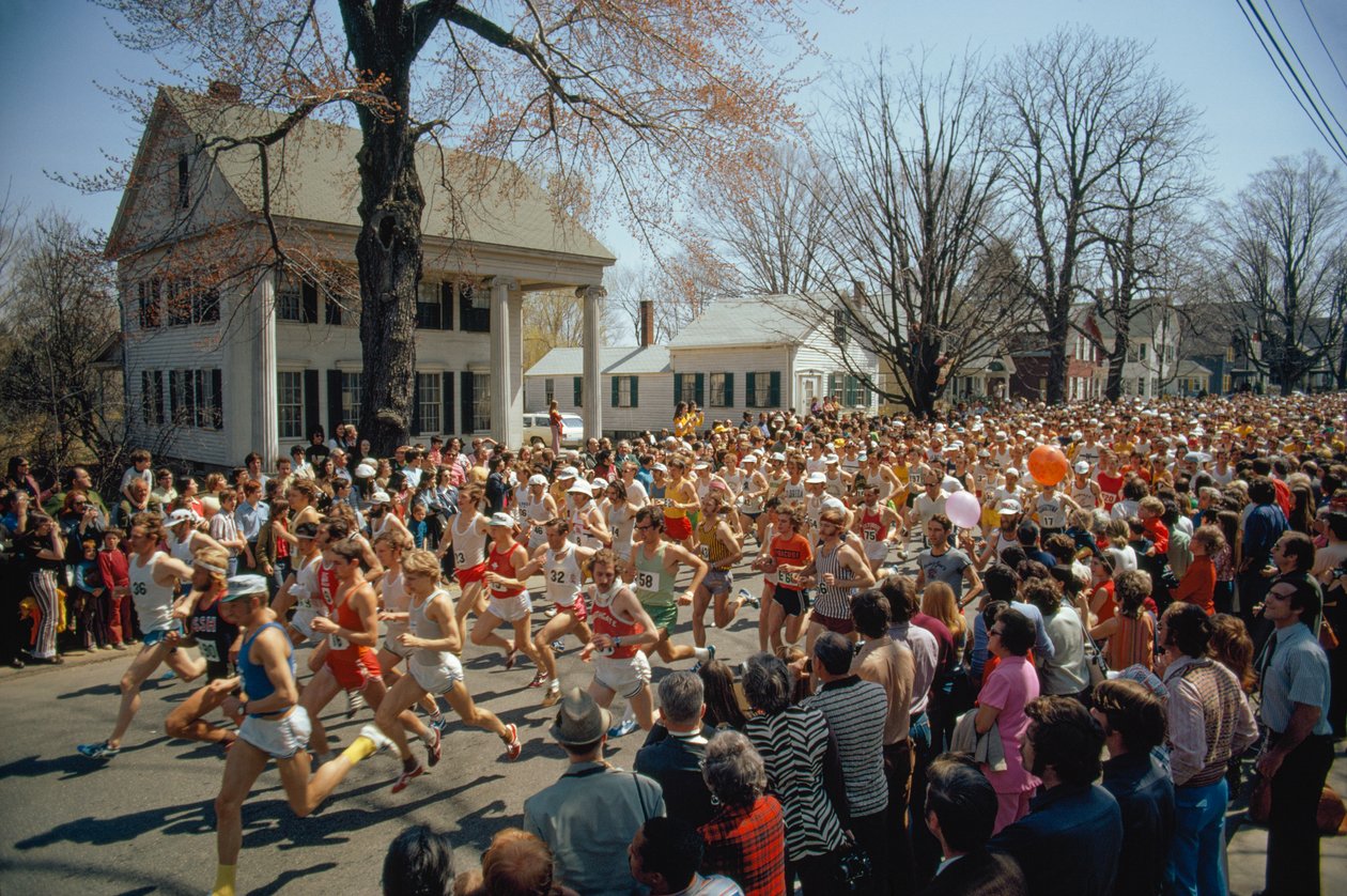 Bostonin maratonin 77. osakilpailu alkaa tästä. tekijältä Ted Spiegel
