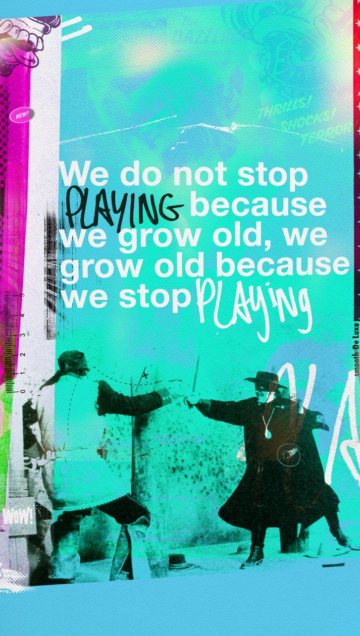 Playing, 2016 (Colagem sobre tela) finlandês tekijältä Teis Albers