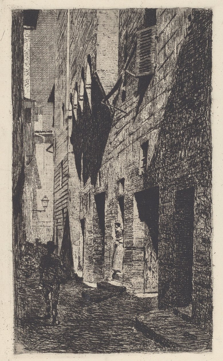 Dante da Castiglionen talo [House of Dante da Castiglione] tekijältä Telemaco Signorini