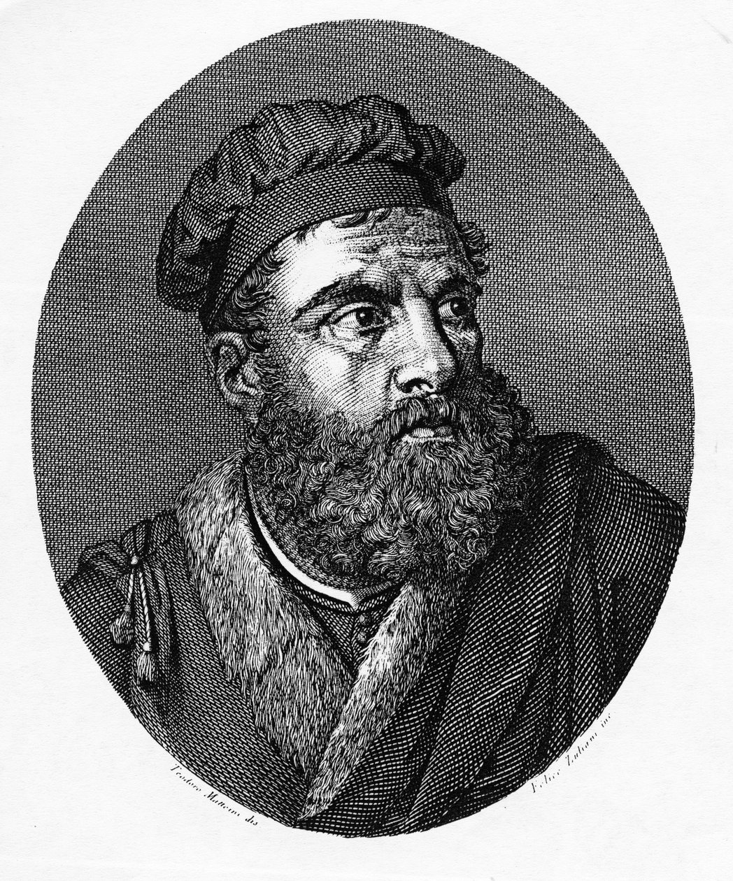 Marco Polo, printti Felice Zuliani tekijältä Teodoro Matteini