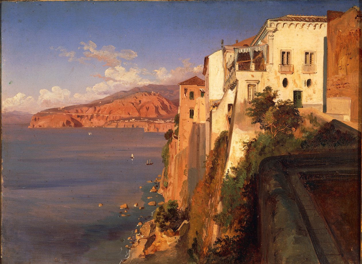 Italia, Torquato Tasson talo Sorrentossa (öljy kankaalle) tekijältä Teodoro Duclere