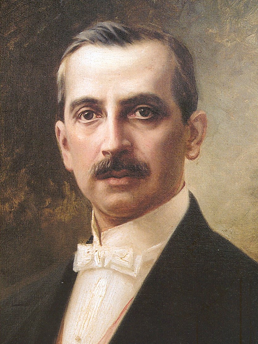 Retrato de Javier Prado y Ugarteche 1871-1921, poliittinen ja maestro peruanon tekijältä Teófilo Castillo