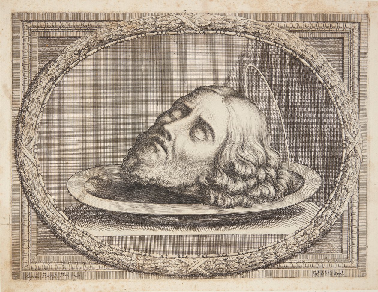 Johannes Kastajan pää lautasella tekijältä Teresa del Pò