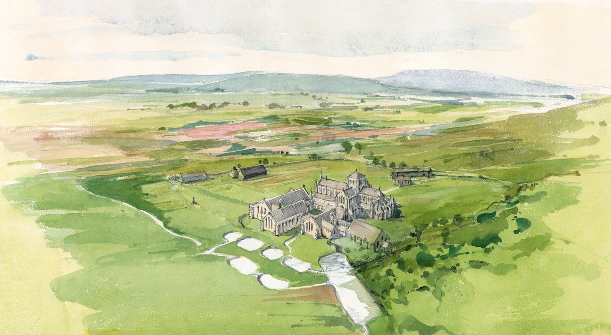 Hailes Abbey, 1200-luku, 1990-2010 tekijältä Terry Ball