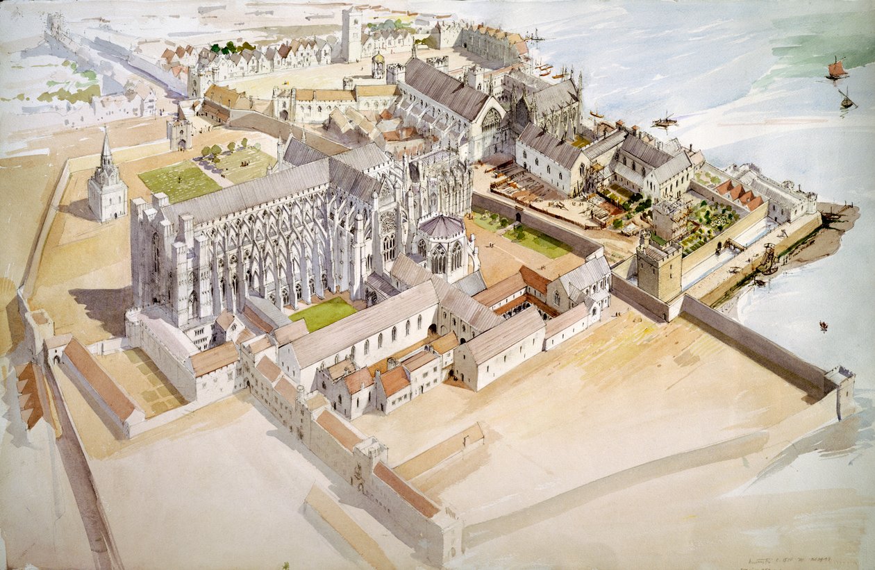 Jewel Tower, Westminster, c1510, c1990-2010. tekijältä Terry Ball