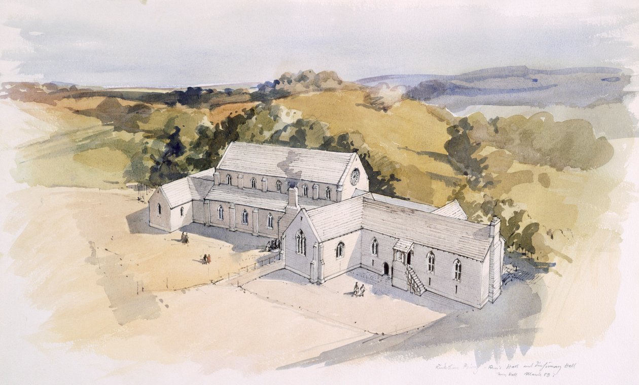Kirkham Priory, North Yorkshire, 1989 finlandès tekijältä Terry Ball
